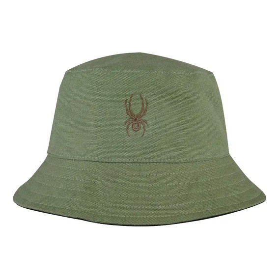 Gorra Spyder Bucket Reversible Verde/negro Unisex