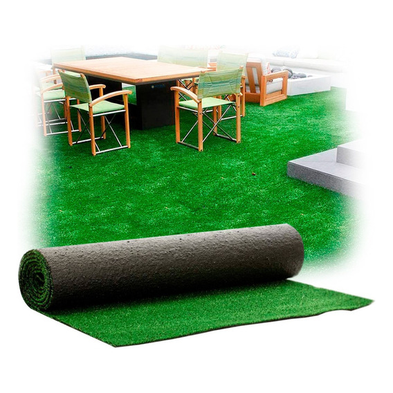 Pasto Artificial 10 M2 Decoración Jardin Cancha Rollo Cesped