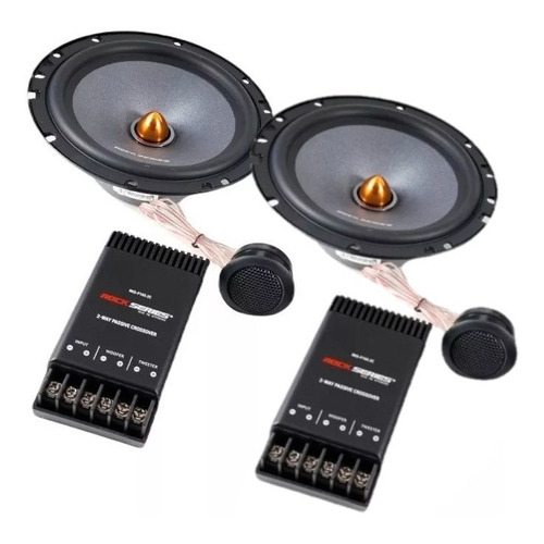 Set De Medios 6.5 Rockseries Rks-p165.2c 2 Vías 600w