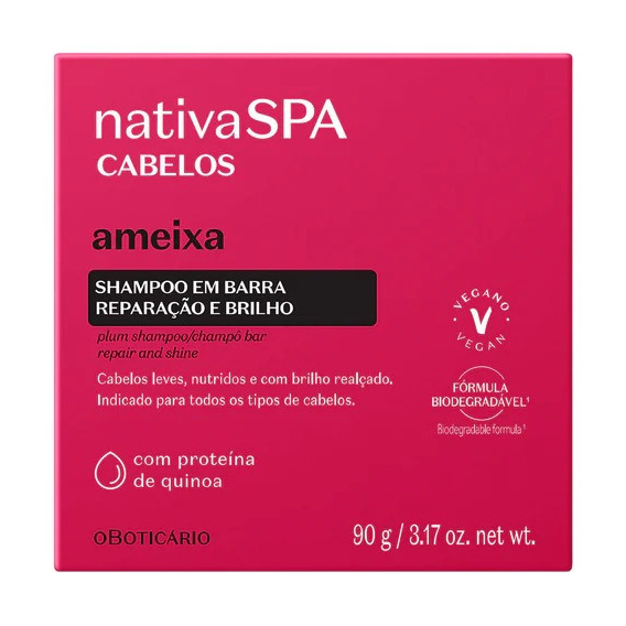 Shampoo Solido Ameixa Nativa - g a $369