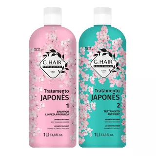 G Hair Tratamento Japonês Shampoo + Trat. Antifrizz 2x1l
