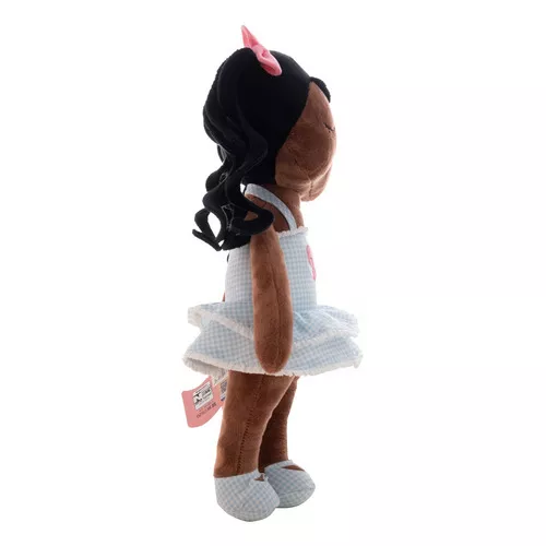 Ideiaria  Boneca Ângela Fashion Sem Roupa Negra Grande 33cm - Metoo