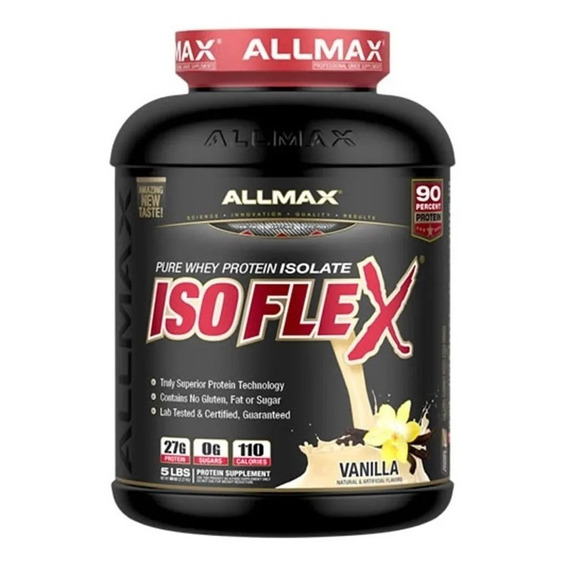 Proteina Allmax Isoflex Isolatada 5 Lbs Todos Los Sabores Sabor Vainilla