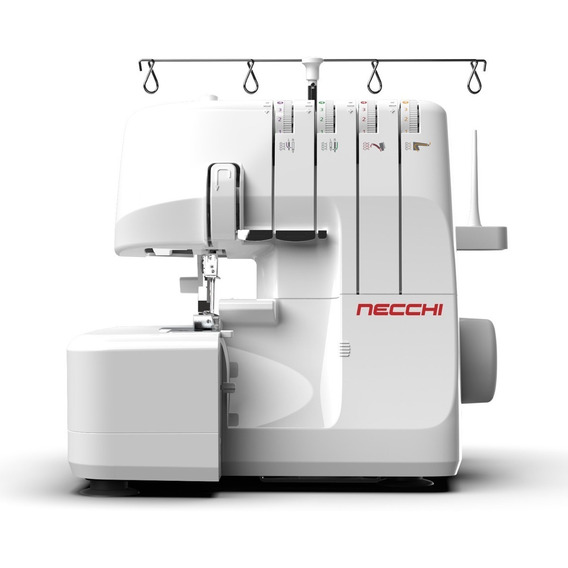 Máquina de coser overlock Necchi L234A portable blanca 220V