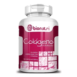 Suplemento En Cápsula Bionutri  Colágeno Hidrolisado Proteínas En Pote De 30g 120 Un