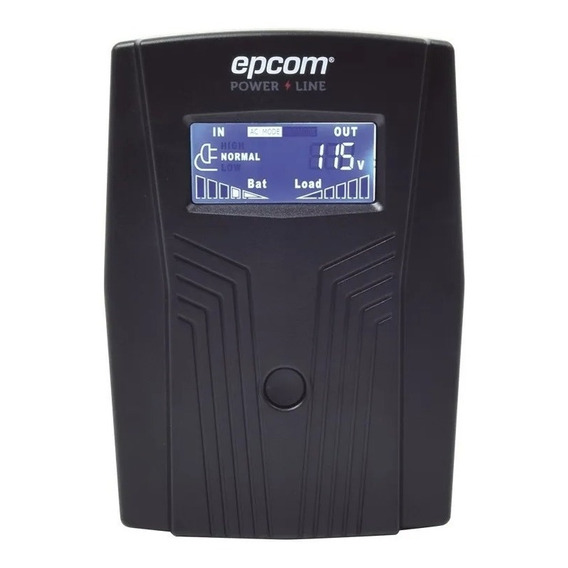 Ups Epcom 600va/360w Entrada Y Salida 120 Vca Regulador Color Negro