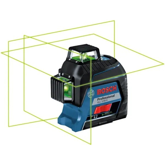 Nivel Laser Bosch Verde 30/120mts Gll 3-80 G Maletín Promo