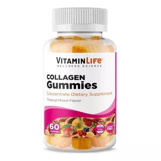 Collagen Gummies / 60 Gomitas / Vitamin Life 