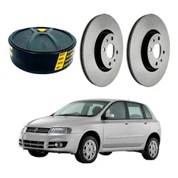  Disco Freio Dianteiro Stilo 1.8 16v 2003 A 2007