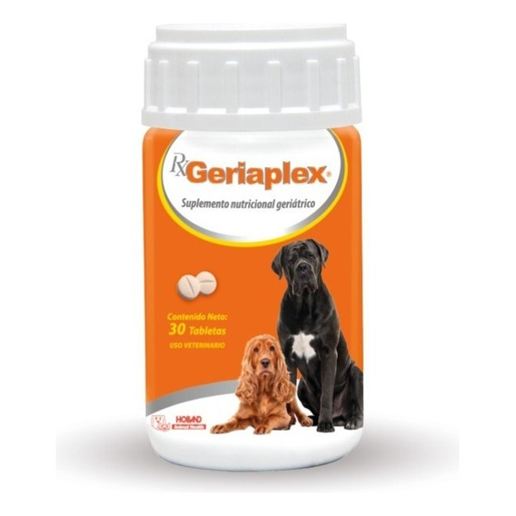 Geriaplex 30 Tab Edad Avanzada Inmunoestimulador Antioxidant