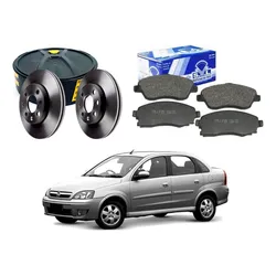  Disco Pastilha Freio Dianteiro Corsa Sedan 1.0 2003 A 2012