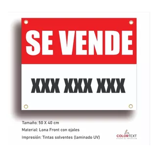 Cartel Se Alquila / Se Vende