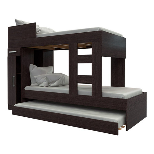 Cama Cucheta Triple Orlandi Wengue