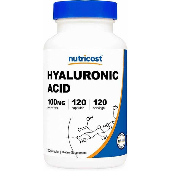 Ácido Hialuronico Hyaluronic Acid 120 Cápsulas
