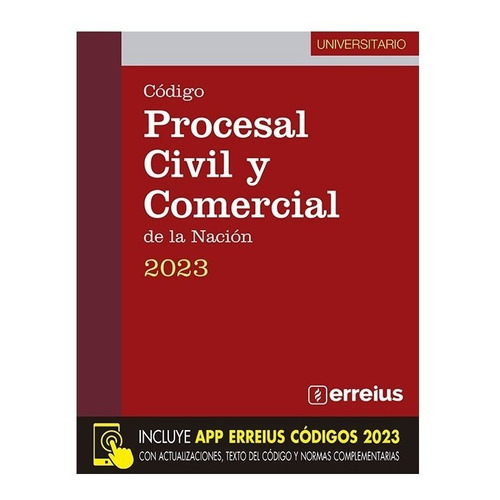 Codigo Procesal Civil Comercial De La Nacion 2023 - Libro 