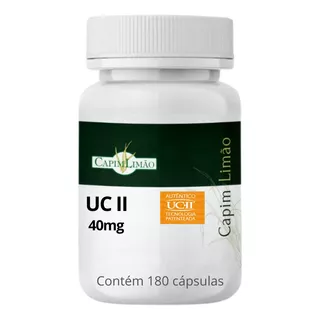 Uc-2 Colágeno Tipo 2 40mg 180 Cap Com Selo De Autenticidade