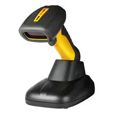 Leitor Código Barras Qr Code 1D 2D Boleto Goldensky Sem Fio À Prova Dágua + suporte carregador