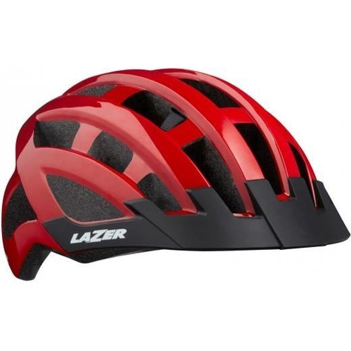 Casco de ciclismo MTB Lazer Compact 54/61 cm, talla única, color rojo