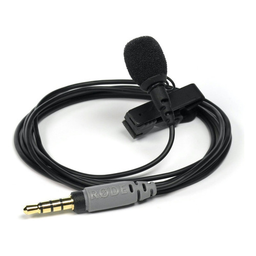 Micrófono Rode SmartLav Plus Condensador Omnidireccional color negro