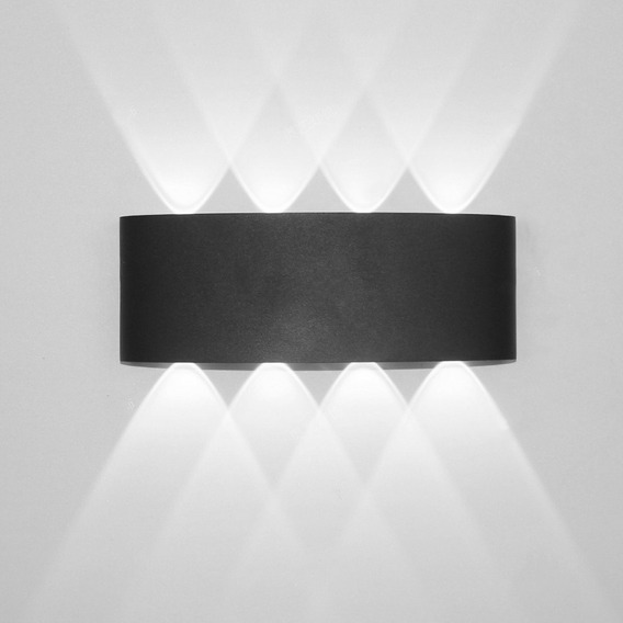 Moderna Lámpara De Pared Led Arqueada 8w Focos Flotantes