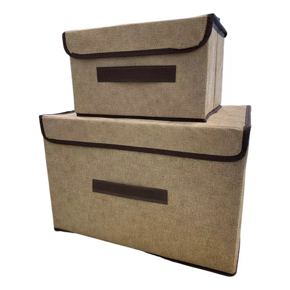Organizador Caja Box Plegable Apilable X 2 Un Universo Hobby