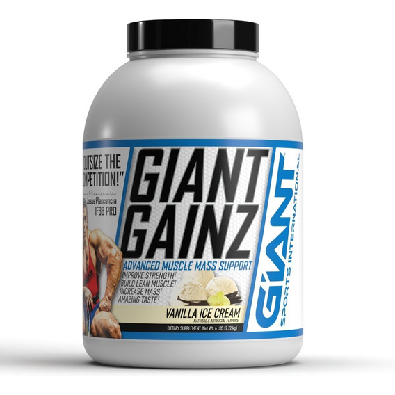 Giant Sports | Ganador Gainz Mass Support | 6 Lb | 2.72 Kg |