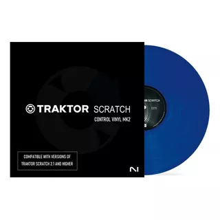 Traktor Vinyl Mk2 Branco Serato Plx  Frete R$ 25,00 P Brasil