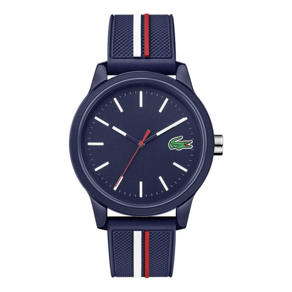 Reloj Lacoste 2011070 Original Hombre Silicona Azul Marino 