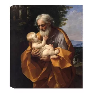 Cuadro Religioso, St Joseph With The Infant Jesus, 60x40cm