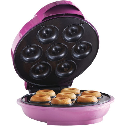 Máquina Mini Donas Hace 7 Donuts En Minutos No Se Pega. Rosa Color Rosa