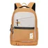 Mochila Impermeable Liceal Estudiante Aoking Xn4021 Color Amarillo Diseño De La Tela Combinada