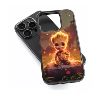 Baby Groot Golden Guardianes De La Galaxia Funda Para iPhone