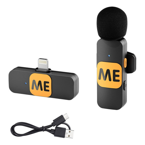Micrófono Solapa Me Mic-s Inalámbrico Para iPhone Android