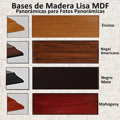 5 Bases Madera 23x30cm 9x12 Pulgadas Para Rerconocimientos