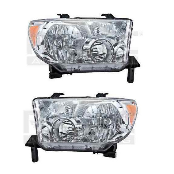 Par Juego Faros Toyota Tundra / Sequoia 2007 - 2013 Depo Sxc