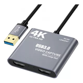 Capturadora De Video Hdmi 4k A Usb 3.0 Zoom Celular Gamer