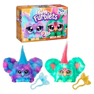 Furby Furblets Pack 2 Mini Furby Con 45 Sonidos Color Luv- Lee Mello- Nee