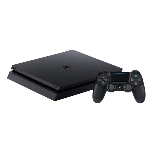 Sony PlayStation 4 Slim 1TB Bundle Hits: Dreams/Marvel's Spider-Man GOTY Edition/inFamous: Second Son color  negro azabache