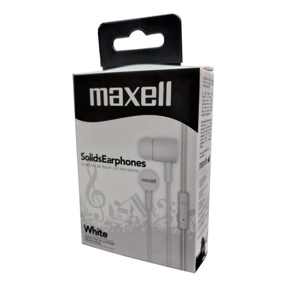 Auricular Maxell In Ear Con Microfono