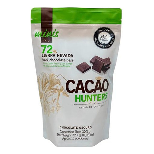 Cacao Hunters Chocolate Sierra Nevada 72% 320g
