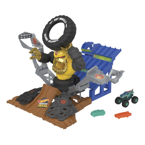 Hot Wheels - Monster Trucks Arena Gor-zilla Destructor Hpn71 Color Multicolor