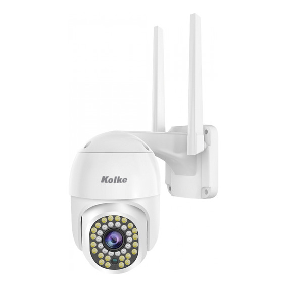 Cámara Seguridad Exterior Kolke 1080p Colorvu 2mp Wi-fi