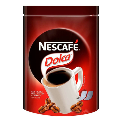 Café instantáneo clásico Nescafé Dolca bolsa 22 g