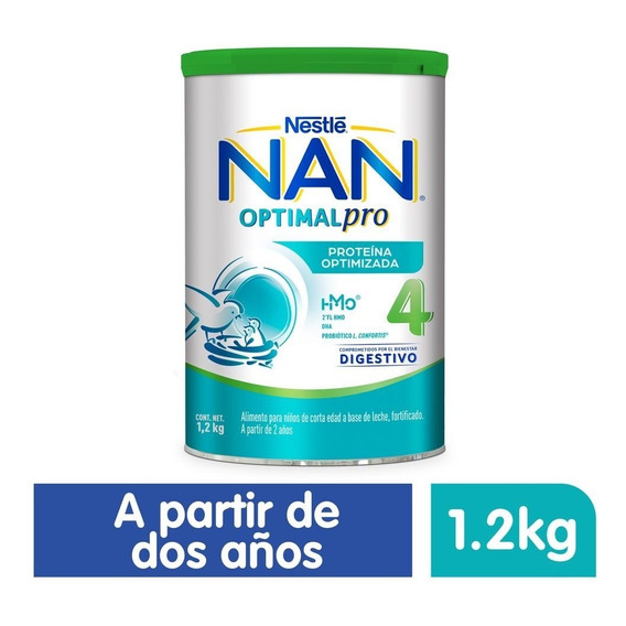 Leche De Fórmula En Polvo Nan Optimalpro 4 De 1.2 Kg