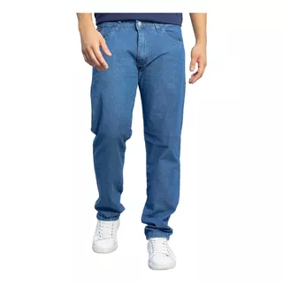 Pantalon Jean Recto Clasico Hombre Talle 36-46