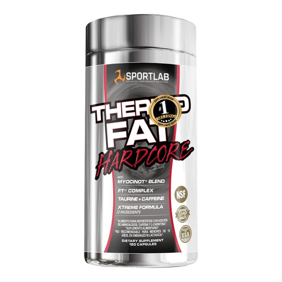 Thermo Fat Hardcore 2.0 - 120 Caps, Sl Sabor Sin Sabor