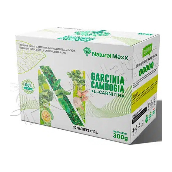 Garcinia Cambogia + Cafe Verde + L Carnitina Fit Caja 30 Sob