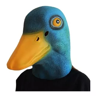 Mascara De Látex Pato Premium Duck Halloween Egresados