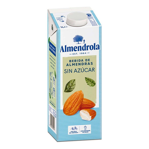 Almendrola Bebida De Almendras Sin Azucares 1 Litro