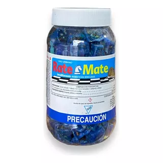 Rate Mate Rodenticida 250gr Cubos Mata Ratas